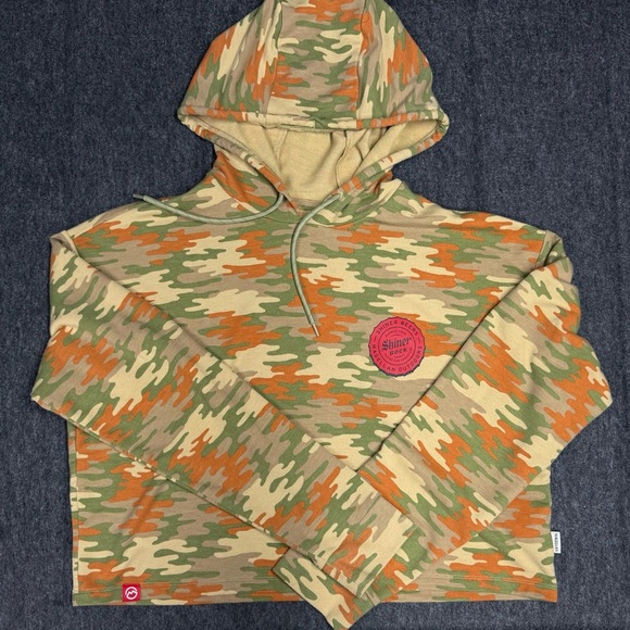 Magellan Shiner Bock collaboration Camouflage Hoodie with Orange Accents - Picture 4 of 5